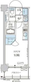 パークアクシス菊川ステーションゲート 702 間取り図
