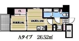 クレストコート押上 501 間取り図