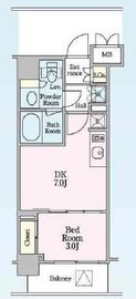 クレストコート押上 303 間取り図