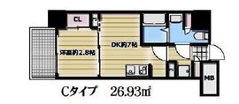 クレストコート押上 703 間取り図