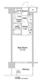 コンフォリア南砂町 1609 間取り図