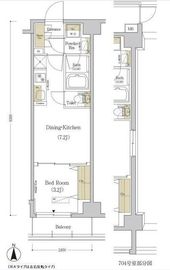 アーバネックス菊川 202 間取り図