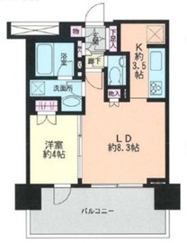 ベリスタ文京関口 2階 間取り図