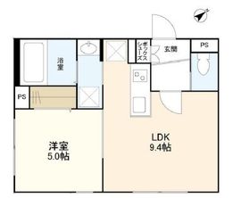 ウェルスクエアイズム渋谷本町 101 間取り図