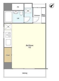 ヴィラ・ハーモニー目黒川 203 間取り図