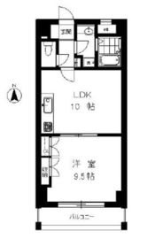 シティプラザ恵比寿 8階 間取り図