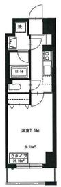 シェル中野弥生町 204 間取り図