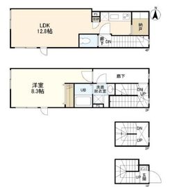 ウェルスクエアイズム四谷大京町 303 間取り図