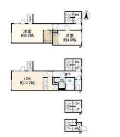 ウェルスクエアイズム四谷大京町 302 間取り図