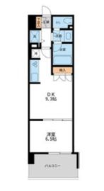 レジディア南千住 405 間取り図