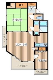 レジディア文京音羽 803 間取り図