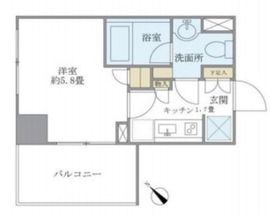 ブリリア日本橋茅場町 5階 間取り図