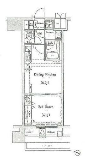 グランド・ガーラ神田 12階 間取り図