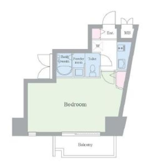 グランツオーベル中野 202 間取り図