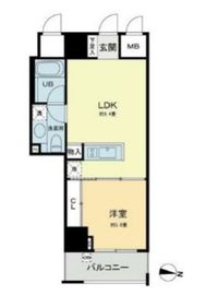ベルファース本郷弓町 402 間取り図