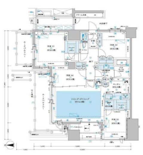 ディームス方南町 1201 間取り図
