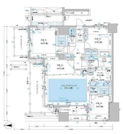 ディームス方南町 1201 間取り図