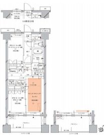 オーパスレジデンス目黒洗足 402 間取り図