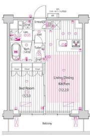 ガーラ大井町グランドステージ 3階 間取り図