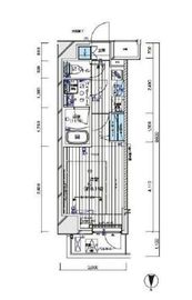 メインステージ白金2 2階 間取り図