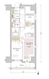 アーバネックス銀座東3 903 間取り図
