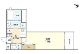 ウェルスクエアイズム初台 108 間取り図