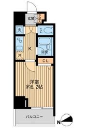 ウェルスクエアイズム中野坂上 1403 間取り図