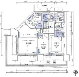 アーバンドックパークシティ豊洲タワー 17階 間取り図