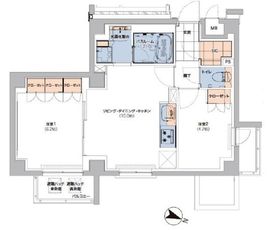 ボヌールステージ笹塚 204 間取り図