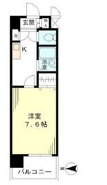 イーストコート芝 704 間取り図