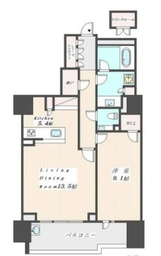 ザ・パークハウス渋谷南平台 5階 間取り図