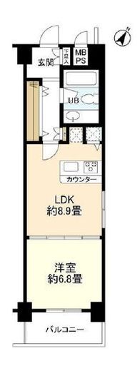 ミリオングランデ元赤坂ヒルズ 2階 間取り図