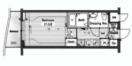 グランド・ガーラ西麻布 9階 間取り図