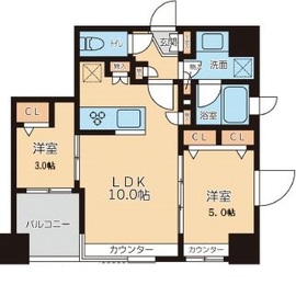 グランカーサ文京千石 204 間取り図