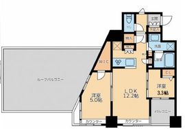 グランカーサ文京千石 701 間取り図