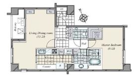 グランドヒルズ一番町 4階 間取り図