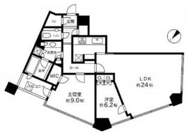 パークコート赤坂ザ・タワー 29階 間取り図