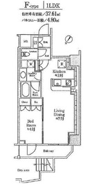 エスタシオン赤坂 002 間取り図