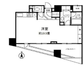 シティハウス代々木ステーションコート 12階 間取り図