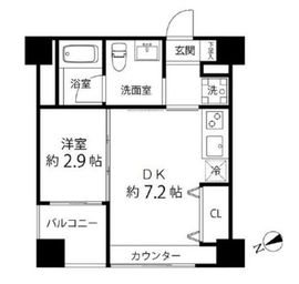 ハイリーフ上野 502 間取り図