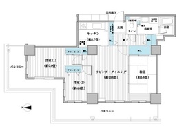 ベルタワー 1801 間取り図