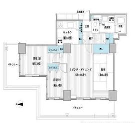 ベルタワー 2501 間取り図