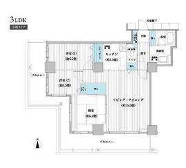 ベルタワー 2205 間取り図