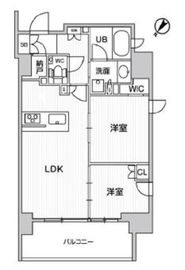 ディームス大井町 504 間取り図