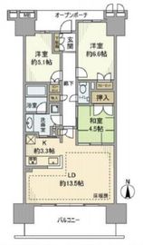 プラウドシティ池袋本町 7階 間取り図