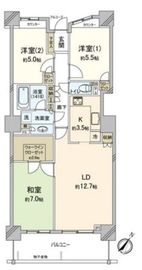 ステーションフロントタワー 28階 間取り図