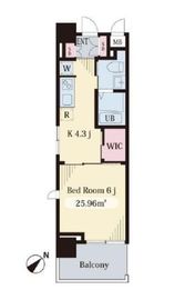 セトルコート文京千石 701 間取り図