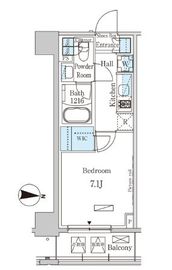 パークアクシス押上サウス 604 間取り図