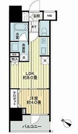 シティインデックス神田 5階 間取り図