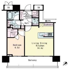 パークシティ武蔵小山ザタワー 4階 間取り図